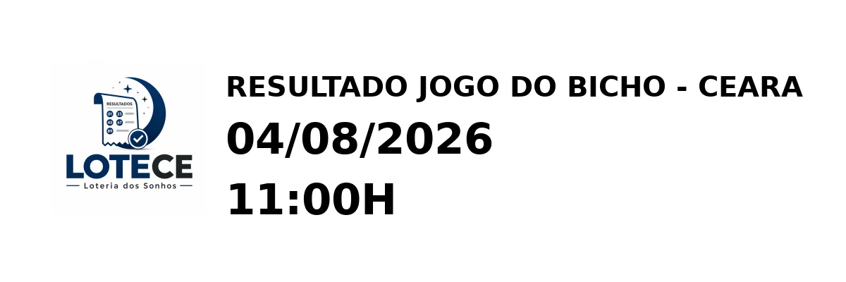 Resultado do Ceará em 04/08/2026 às 11:00H