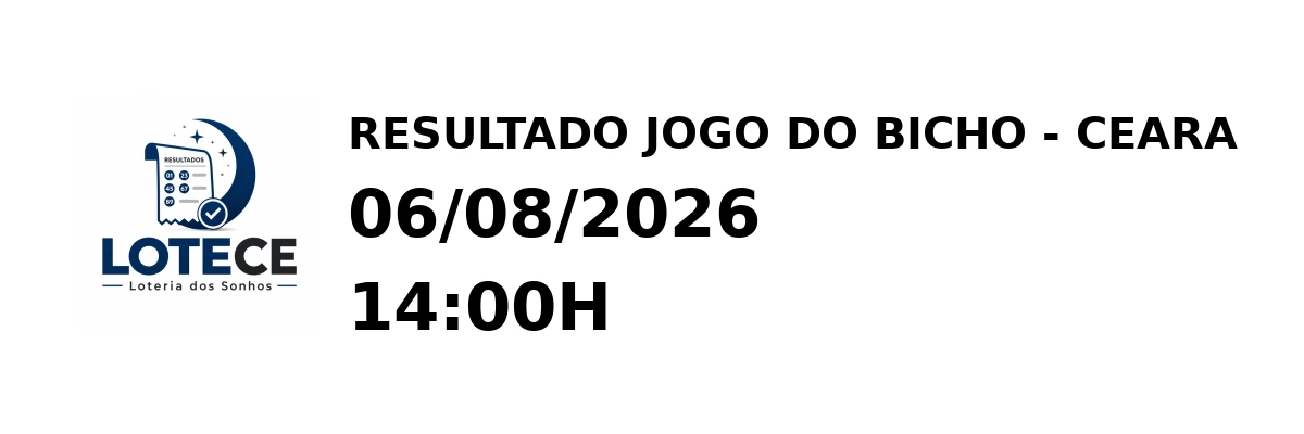 Resultado do Ceará em 06/08/2026 às 14:00H