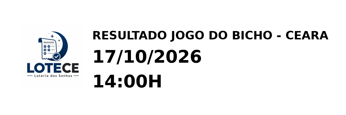 Resultado do Ceará em 17/10/2026 às 14:00H