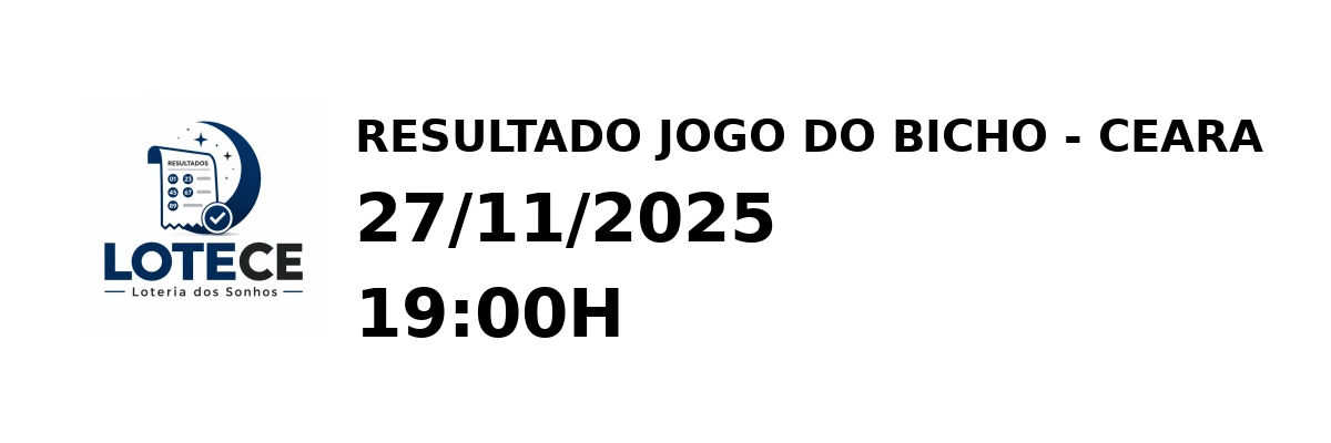 Resultado do Ceará em 27/11/2025 às 19:00H