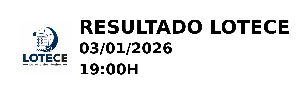 LOTECE em 03/01/2026 às 19:00H